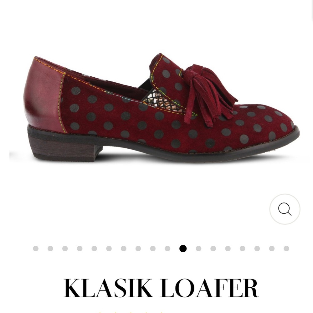 Spring Step brand- burgundy “Klasik loafer” NWOT 6